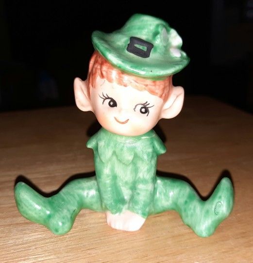St Patrick's ☘Lucky Pixie Elf☘ Figurine Good Luck