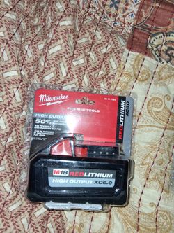 Milwaukee High Output xc6.0 Battery Never Opened $50