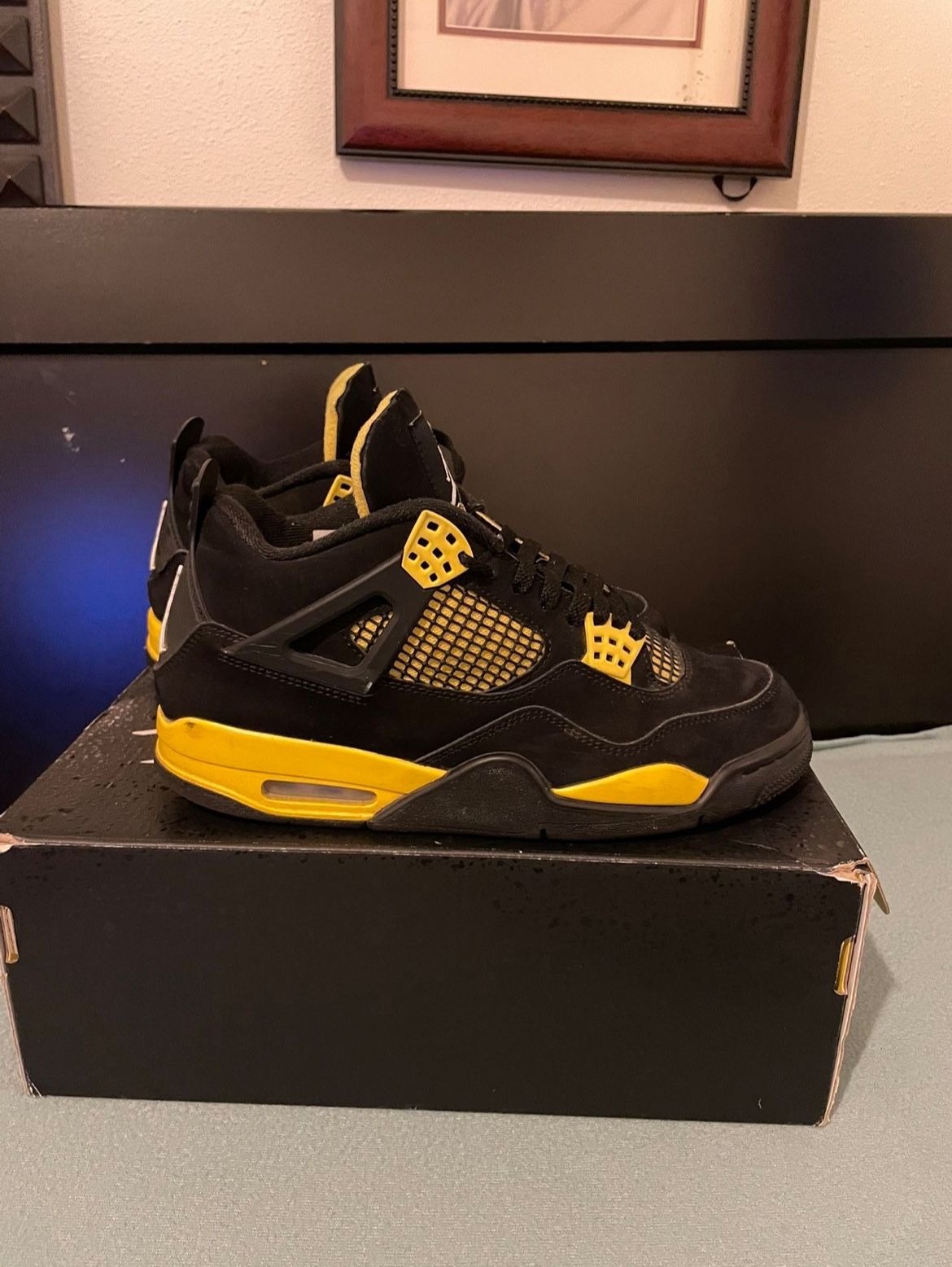 Jordan Yellow 4 Thunder