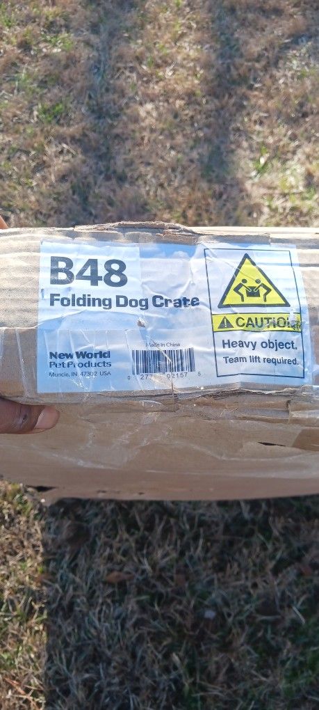 Large Folding Dog Crate