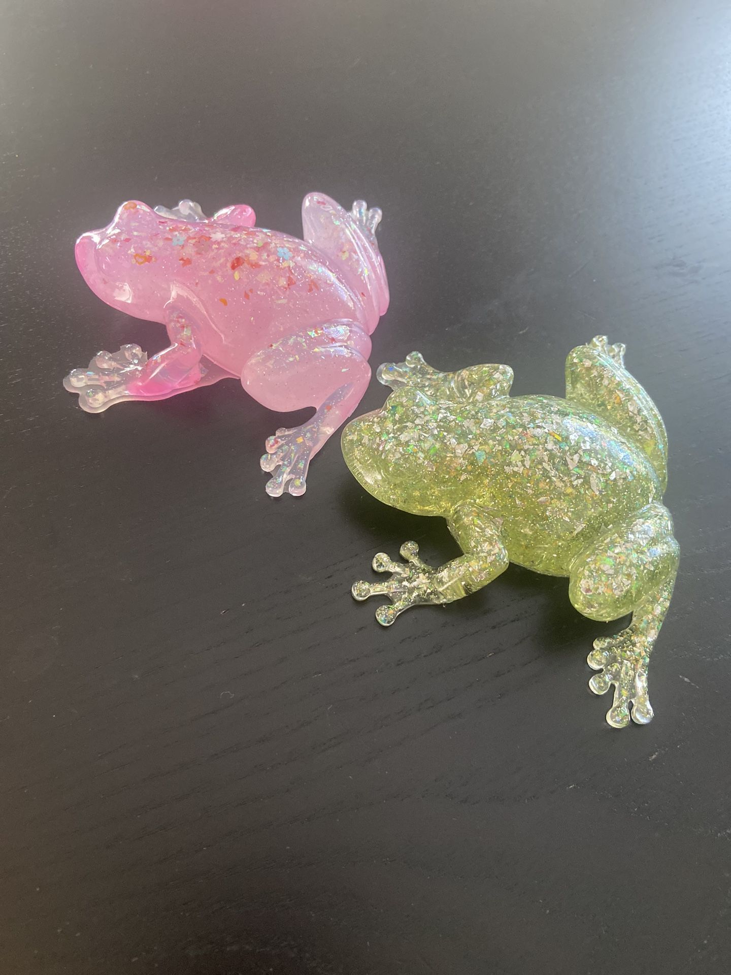 Resin Frog Paperweights