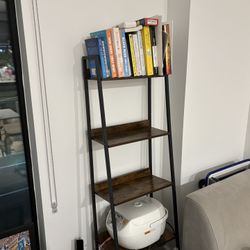5 Tier Ladder Book Shelf 