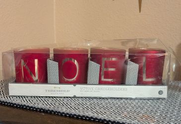 Christmas Candle Votive Set