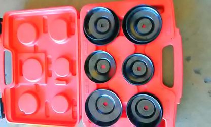 End cap filter wrench set