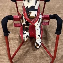 Radio Flyer Freckles Plush Interactive Riding Horse, Ride-on for Kids 2-6 Years, Realistic Sounds