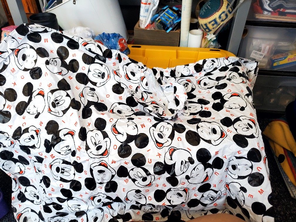 Vinyl Mickey Mouse Rain Coat