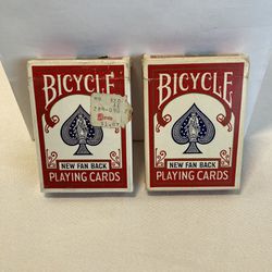 Two Decks of Bicycle Playing Cards Vintage 