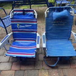 Two Tommy Bahama Beach Chairs 