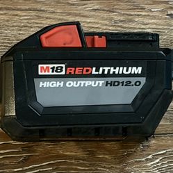 Milwaukee M18 High Output HD12.0 Power Tool Battery Pack 12V