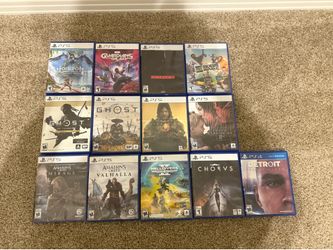 PS5 video game collection