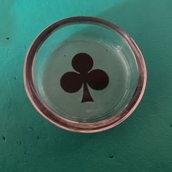 Glass Clubs Ashtray