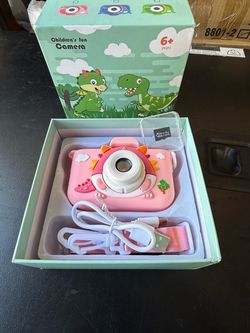 Dinosaur Kids Digital Camera 48 MP 1080P with 32GB Memory Card