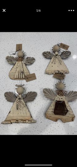 3–Creative co-op Christmas metal angels