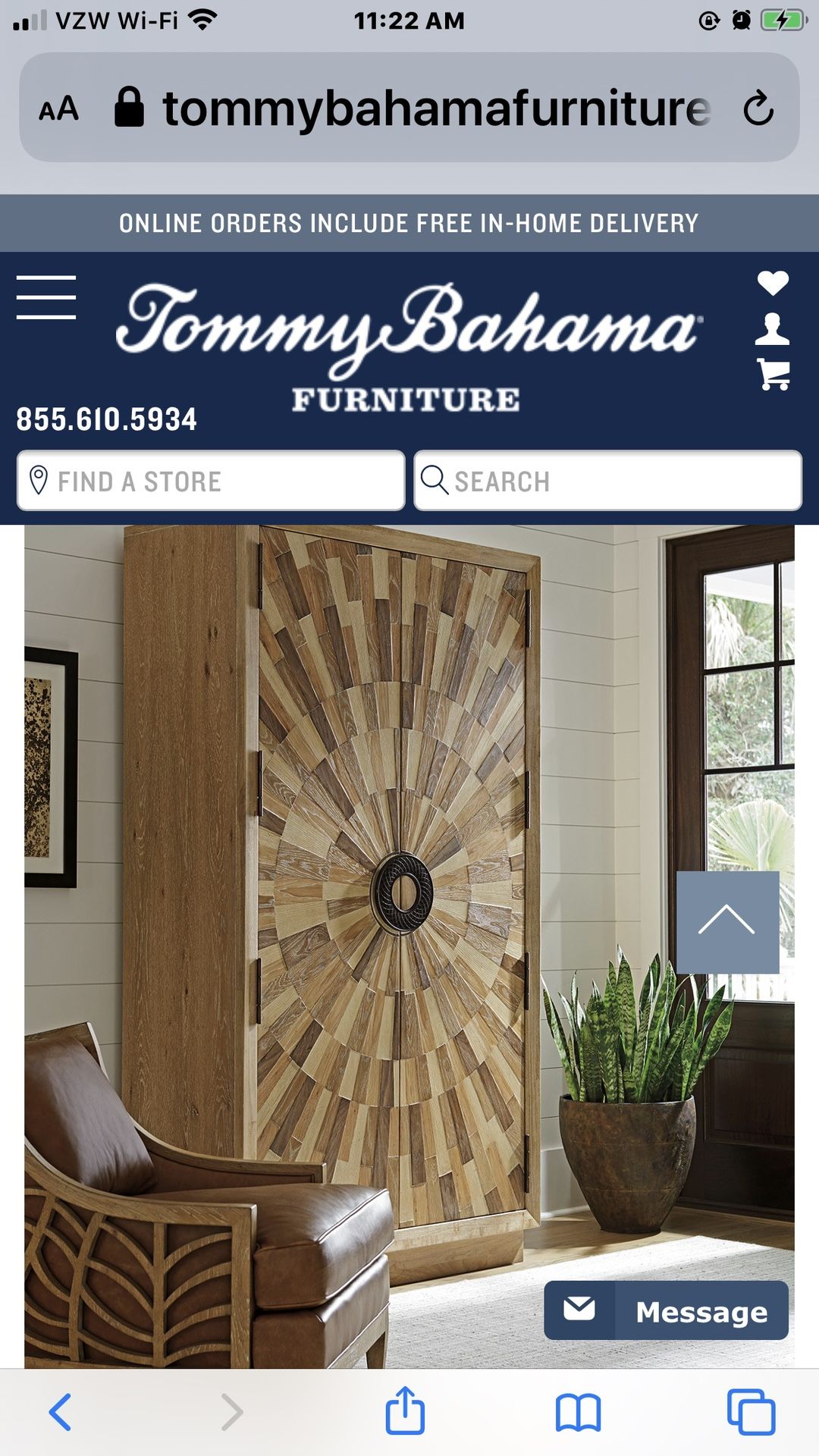 XL Armoire Lexington Tommy Bahama “Los Altos”