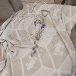 POPETPOP Dog Yard Stake Tie Out Cable Long Rope Leash 