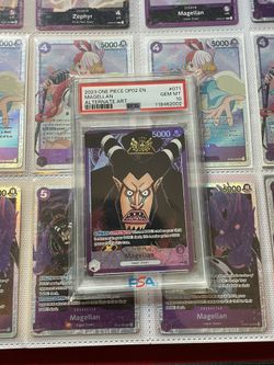 One Piece Tcg Magellan Leader Psa 10 