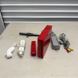 Wii Console Bundle Red Model RVL-001