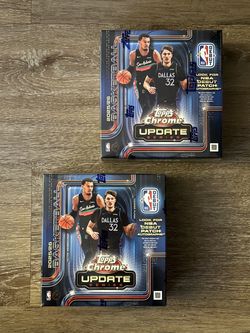 2025/26 Topps Chrome Update Series NBA Topps Chrome Update Series Basketball Mega x2 Factory Sealed!