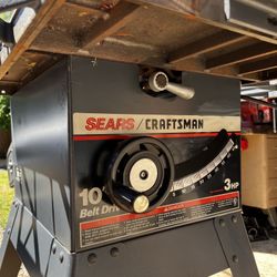 Craftsman 10” belt drive table saw