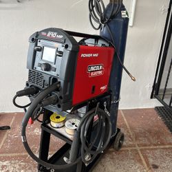 Lincoln Electric Tig MiG Welder  Power Mig 210 w/ Argon Tank & Extras 