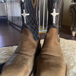 TWISTED X WOMEN'S BROWN WATERPROOF WESTERN WORK BOOTS - ALLOY TOE