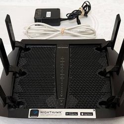 NETGEAR Nighthawk X6 R8000 Smart Wi-Fi Router AC3200 Tri-Band Wireless