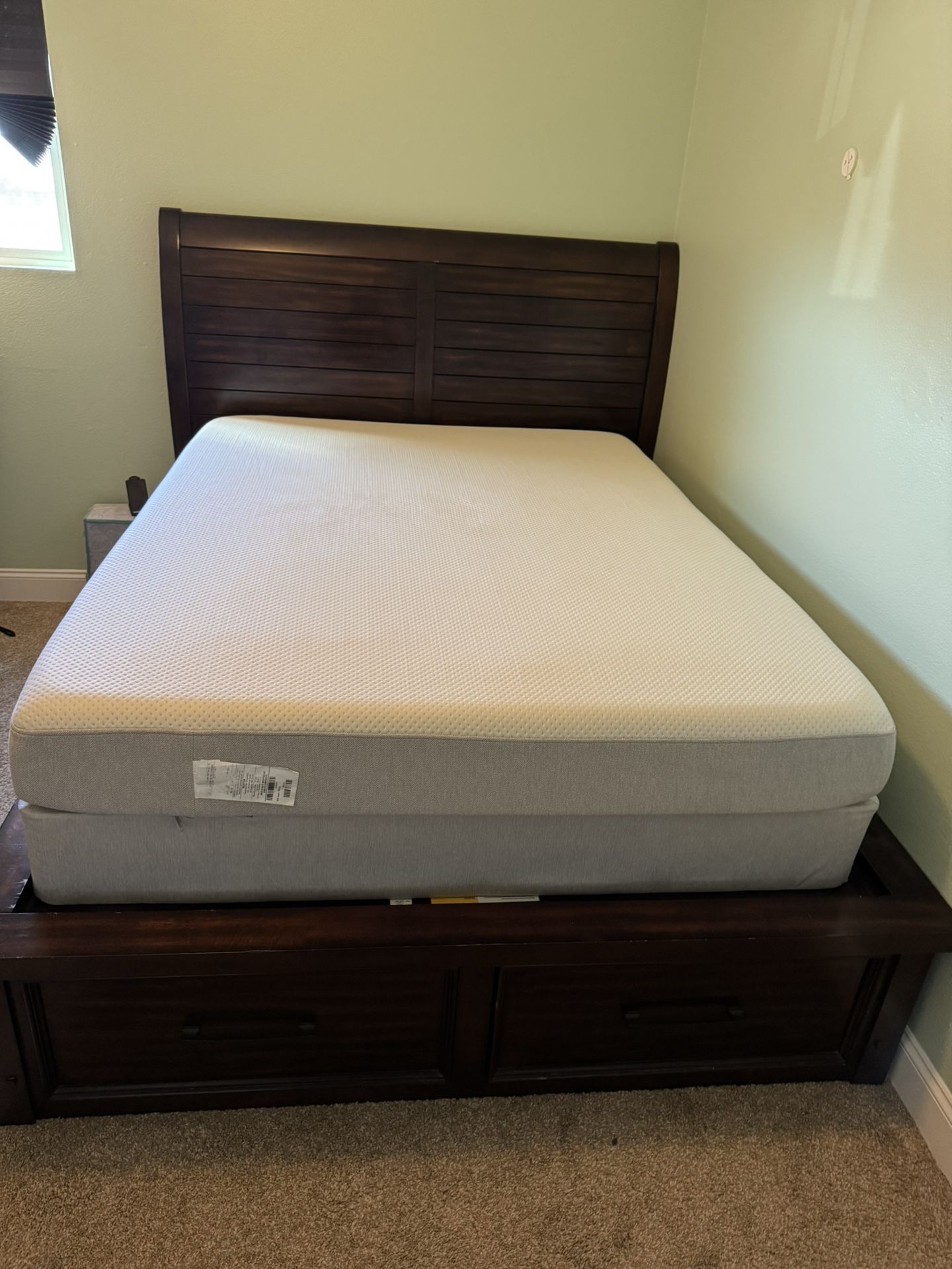 Queen C2 Sleep Number with integrated base