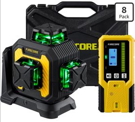 Firecore Laser Level with Receiver Kit - 360° Self Leveling - Green Beam
Model F93 - Open Box - Like New