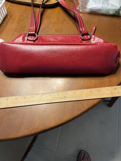 Giani Bernini Red Leather Crossbody Bag