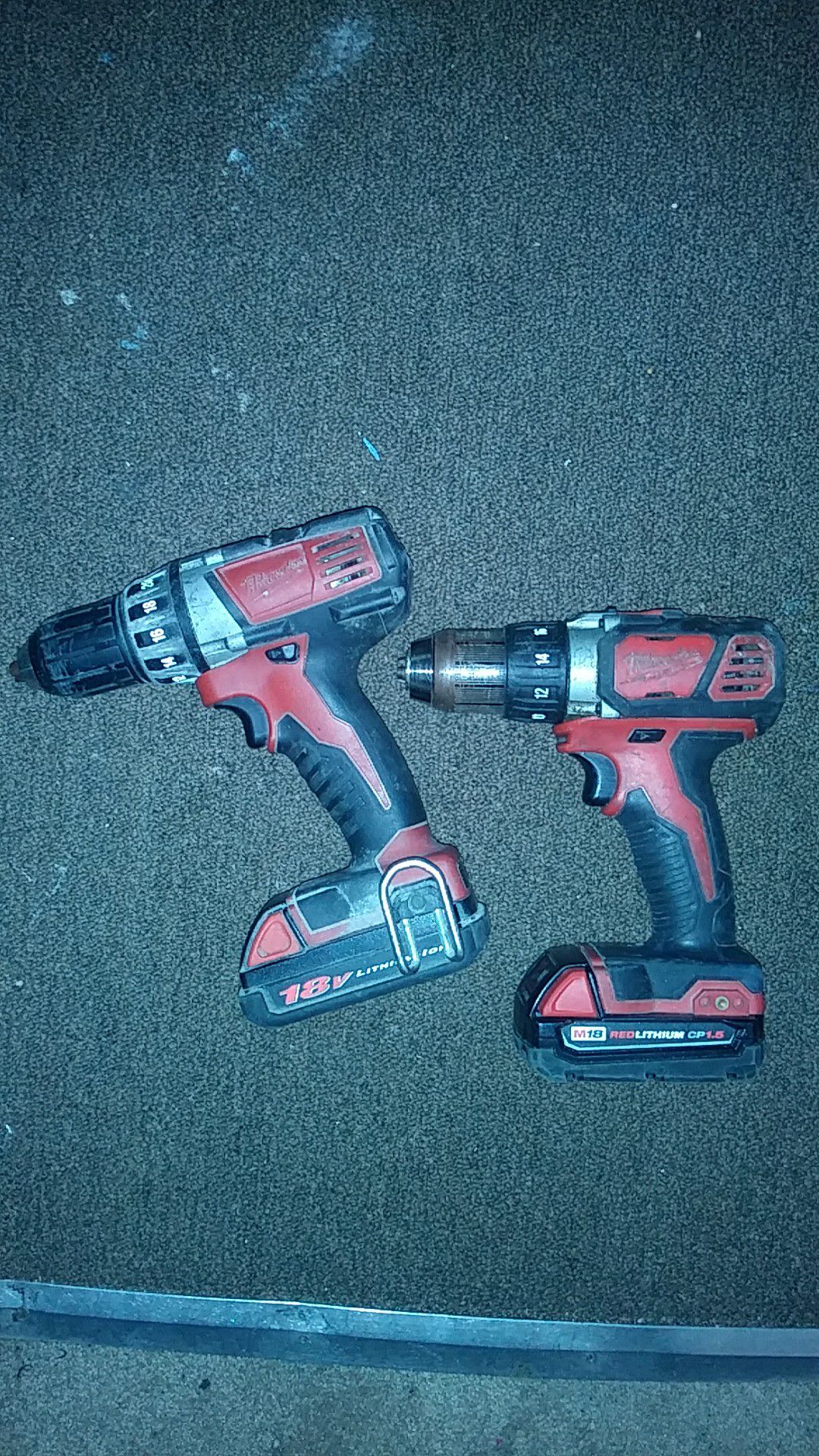 Milwaukee drill and hammer drill