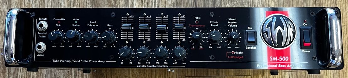 SWR SM-500 TUBE BASS AMPLIFIER 500 WATTS