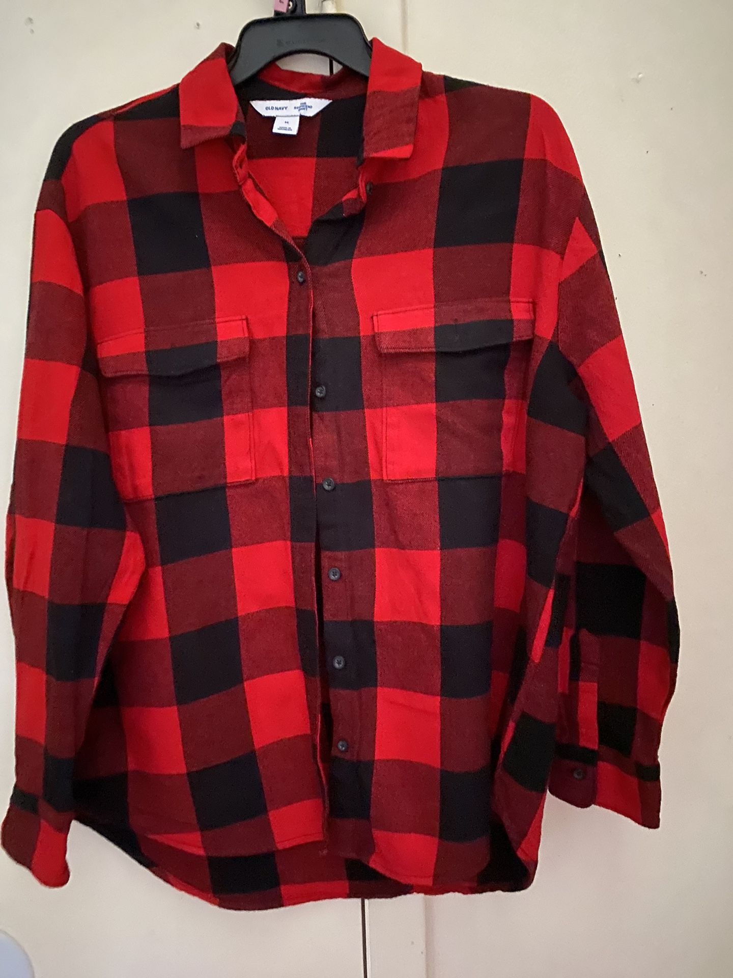 Red And Black Shirt