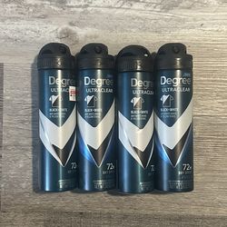 Degree 72Hr Motionsense Dry Spray $4 Each