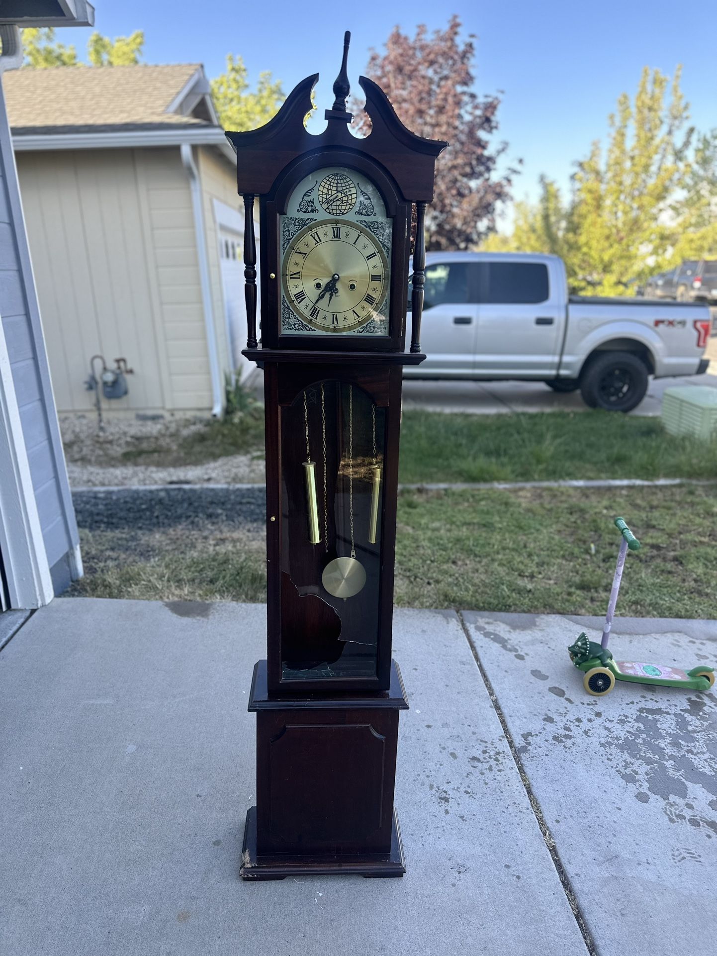 Broken Grandfather Clock 