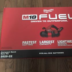 Milwaukee Fuel M18 Bandsaw Kit Tool Bag two High Output Cp 3.0 Battery & Charger $280 Firm Cash Olny 