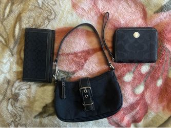 Black coach bag bundle