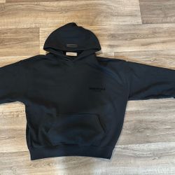 Black Essentials Hoodie