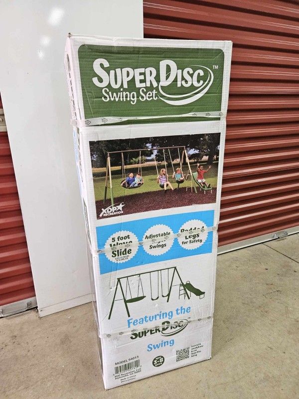 Steel Swing Set with Disc Swing