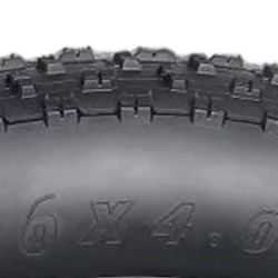 Fat Tire 26x4.0 Inch Fat Bike Tires Folding Replacement Electric Bicycle Tires Compatible Wide Mountain Snow Bike