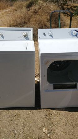 Kenmore washer and GE gas dryer