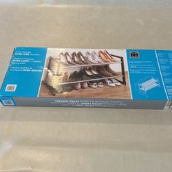 2-Tier Extra Wide Shoe Rack