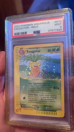 PSA 9 Exeggutor Holo 2003 Pokemon Aquapolis H10