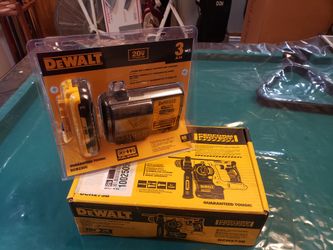Dewalt Hanmerdrill Rotary New with Battery Kit