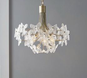 Monique Lhuillier Crystal Butterfly Chandelier (15")