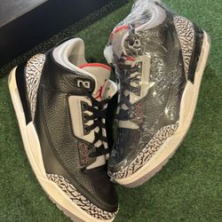 JORDAN 3 BLACK CEMEMT 2011 SIZE 11