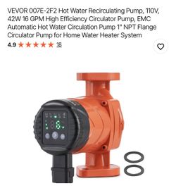 Hot Water Recirculating Pump