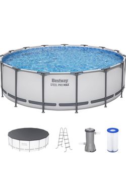 Piscina Bestway Steel Pro MAX 15’ x 48” – NUEVA SELLADA
