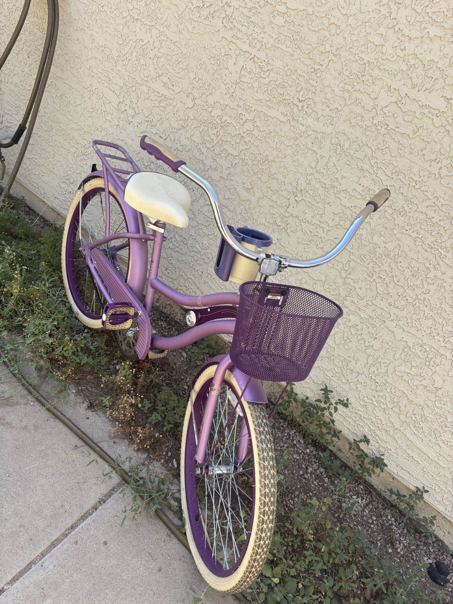 Purple Huffy Cruiser Bike