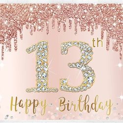 Girl 13th Year Old Banner-Unopened 