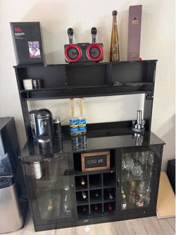 Black LED Coffee Bar